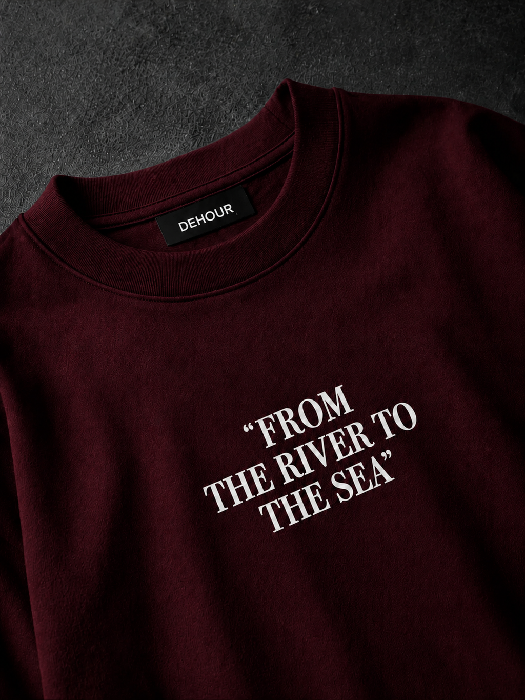 From The River To The Sea Oversized Tee
