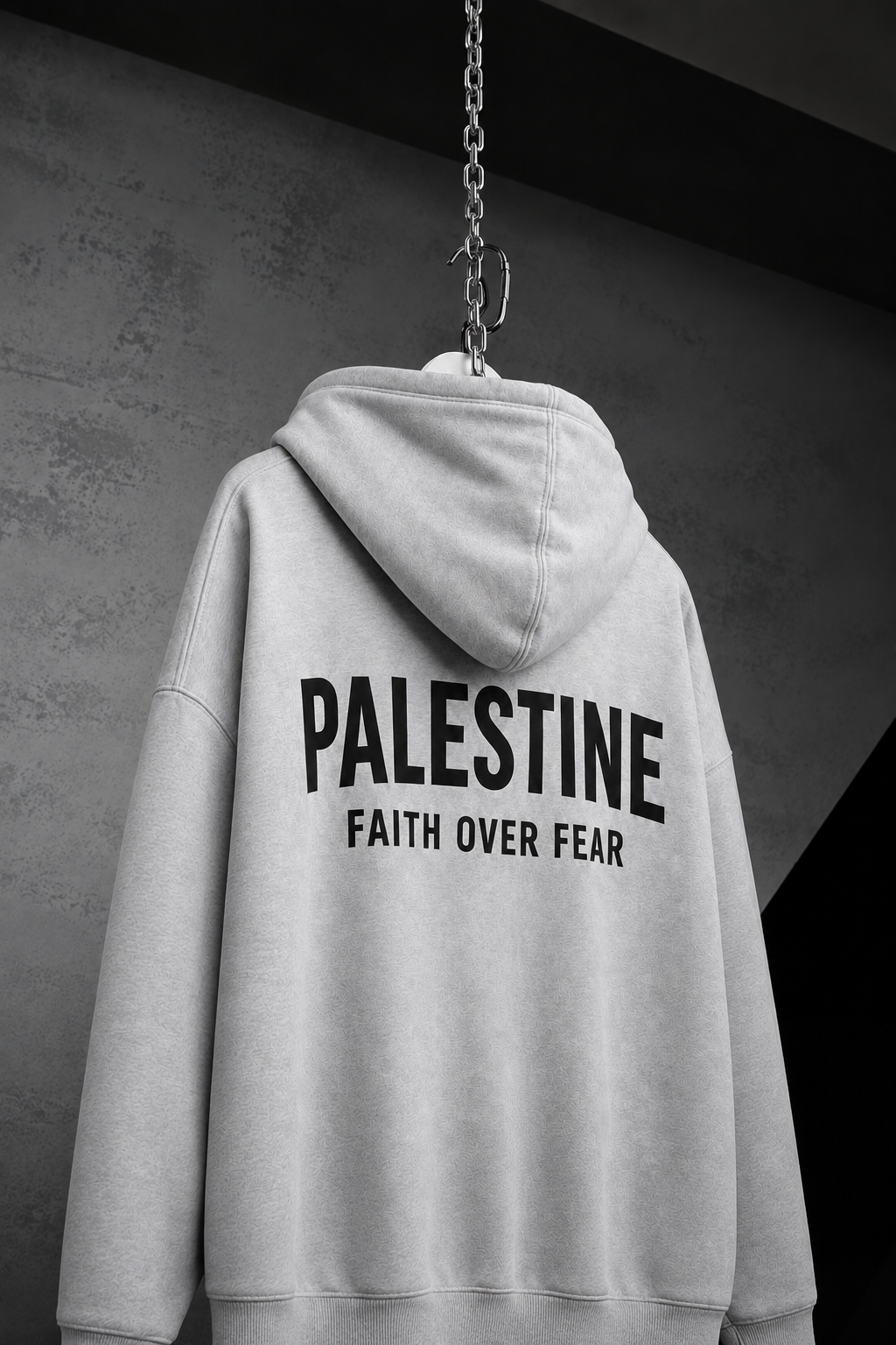 Faith Over Fear Oversized Hoodie