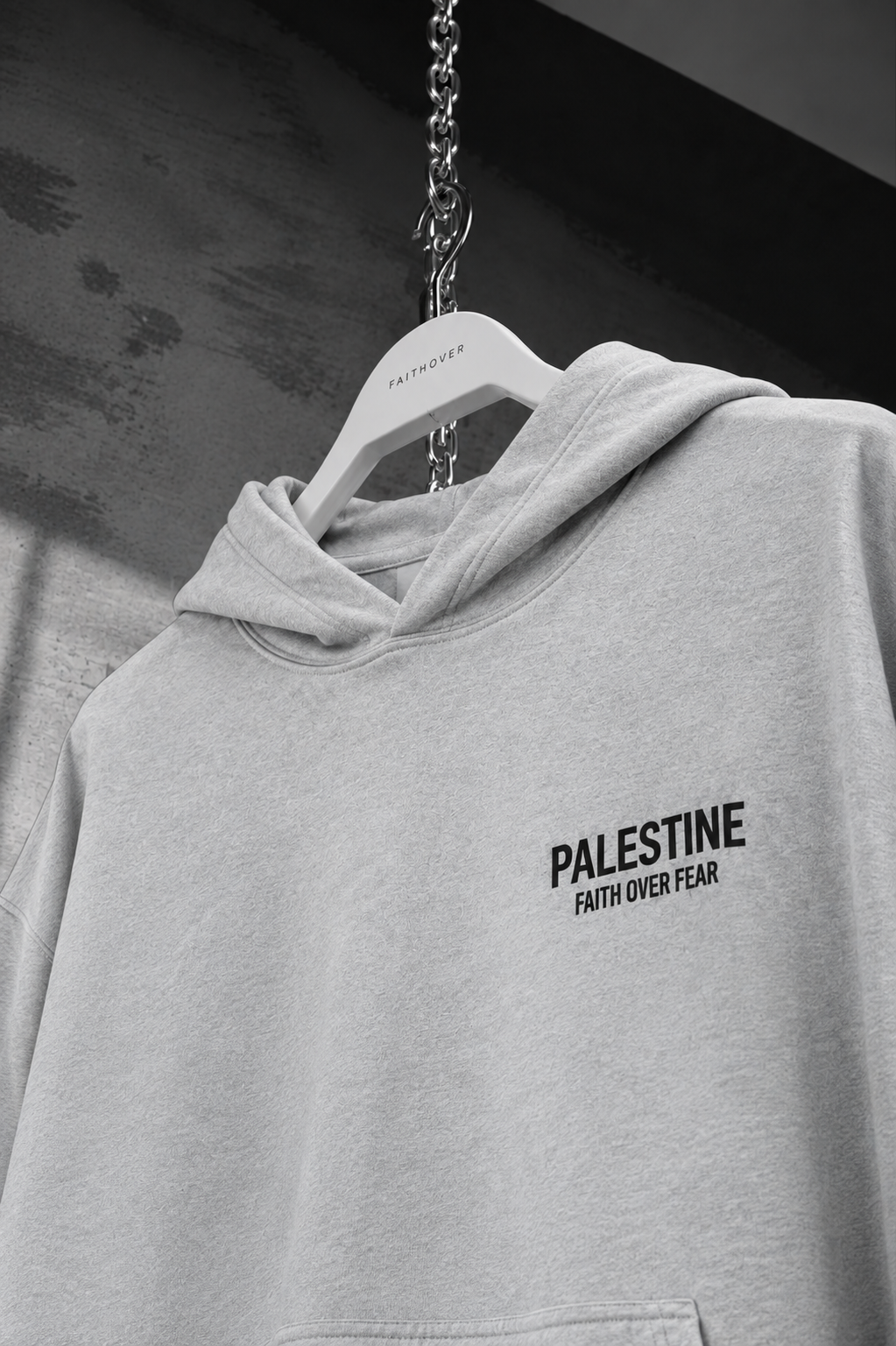 Faith Over Fear Oversized Hoodie
