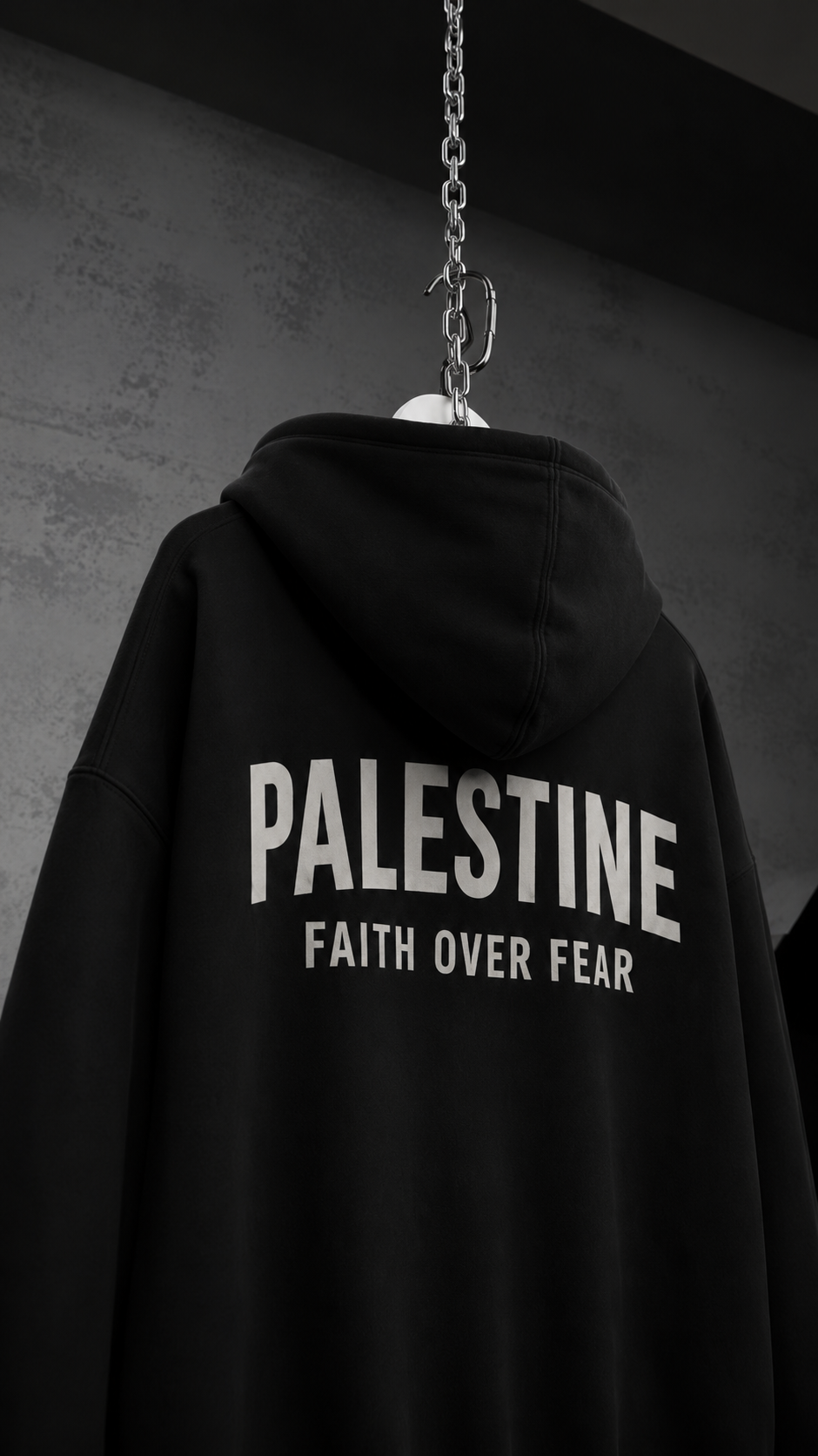 Faith Over Fear Oversized Hoodie