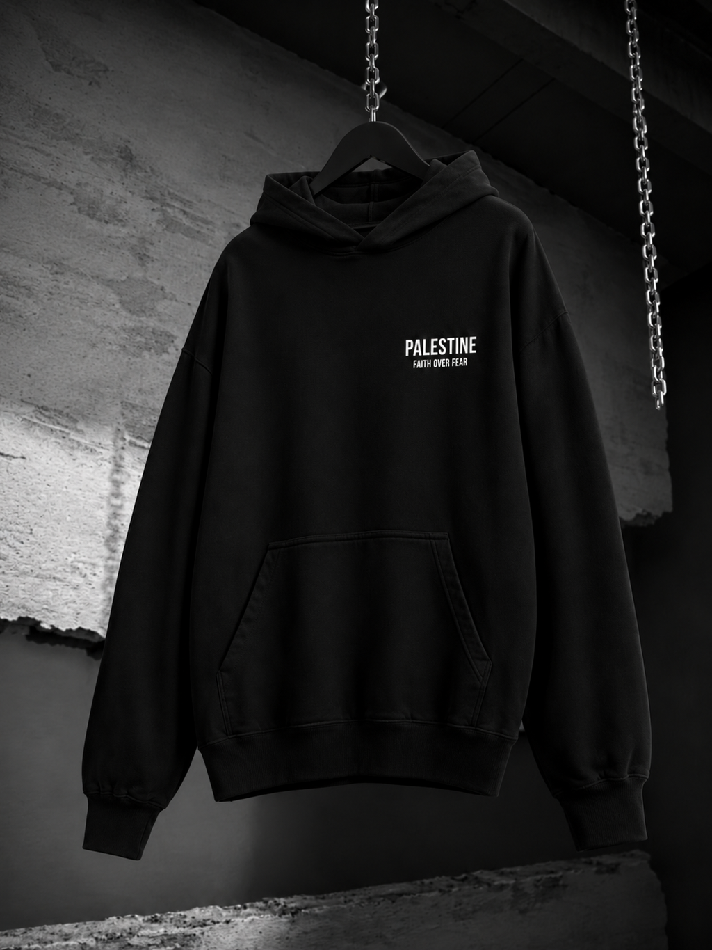 Faith Over Fear Oversized Hoodie